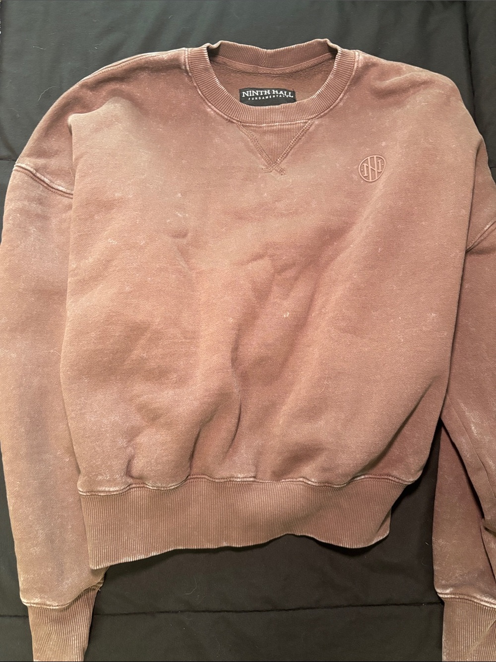 Ninth Hall Women's Crewneck Sweatshirt in Dusty Mauve